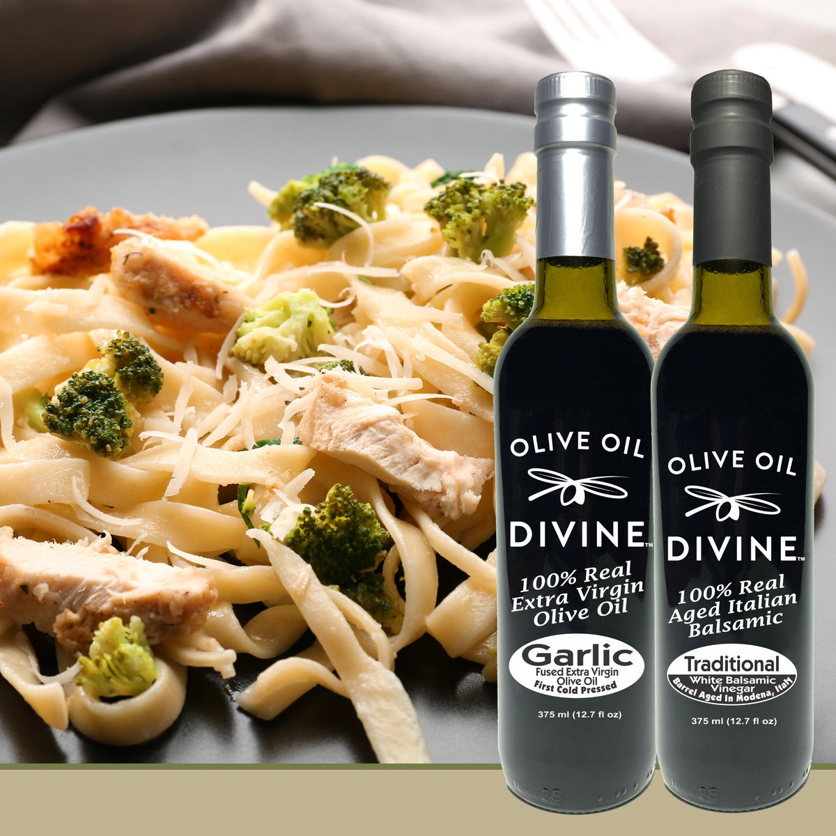 Garlic & Chicken Pasta