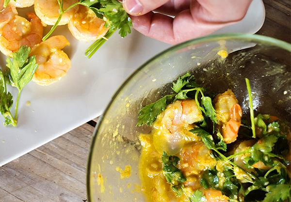 Piccata Shrimp with Garlic