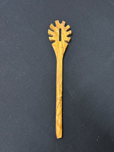 Spaghetti Serving Spoon - Authentic Olive Wood