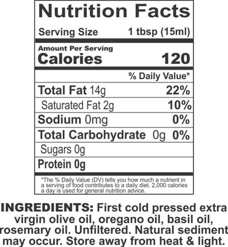 Buy Tuscan Herb Infused Extra Virgin Olive Oil Online - Free Shipping ...