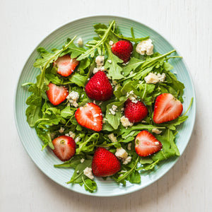 Strawberry Basil Salad & Vinaigrette