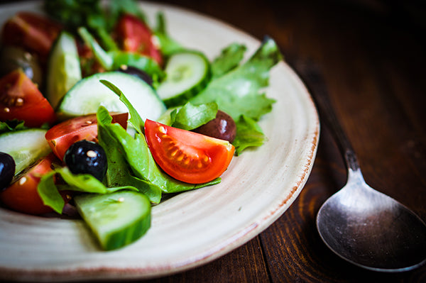 Traditional Greek Salad With An Amazing Greek Salad Dressing