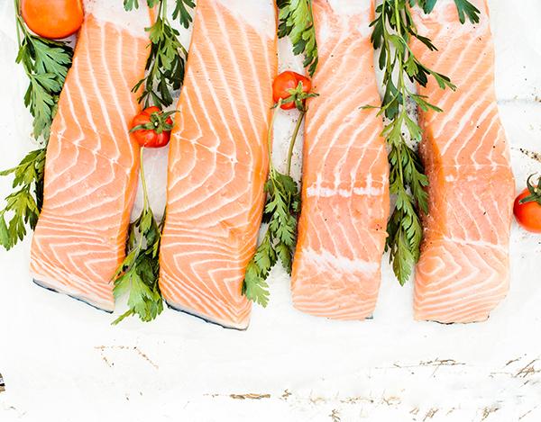 Parmesan and Spinach Stuffed Salmon