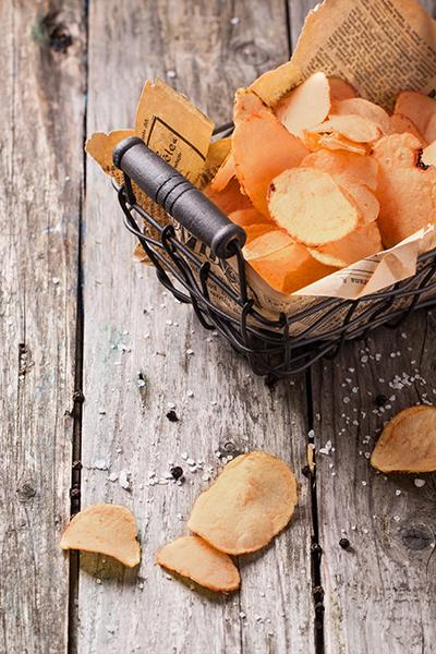 Sweet Potato Chips Two Ways
