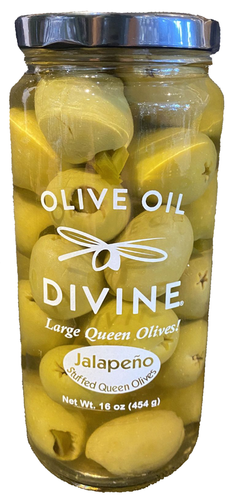 Jalapeño Stuffed Queen Olives