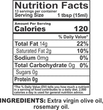 Rosemary Fused First Cold Pressed Extra Virgin Olive Oil