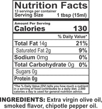 Chipotle (Smoked) Fused First Cold Pressed Extra Virgin Olive Oil