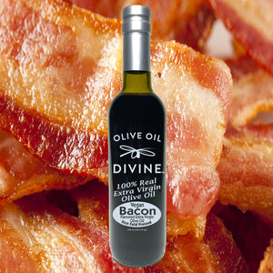 Bacon Flavored Vegan Friendly First Cold Pressed Extra Virgin Olive Oil