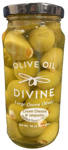 Cream Cheese & Jalapeño Stuffed Queen Olives