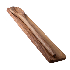 Authentic Olive Wood "Spoon with Rest"