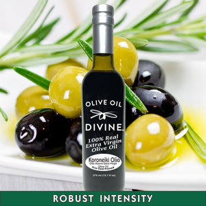Koroneiki Olio Nuovo (Greek) First Cold Pressed Extra Virgin Olive Oil - Winter 2022-2023 Crop - Polyphenol Rich: 1109