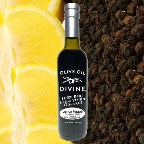 Lemon Pepper Fused First Cold Pressed Extra Virgin Olive Oil