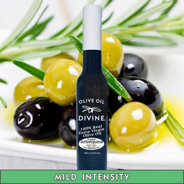 Arbequina First Cold Pressed Extra Virgin Olive Oil - ORGANIC (poly: 230)